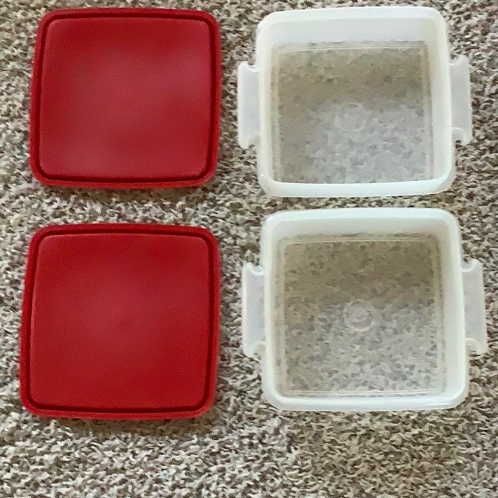 Vintage Tupperware-4 piece bundle with lids and handle - Picture 10 of 15